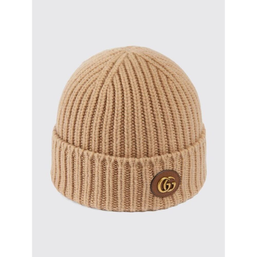 Gucci Women Gucci Gg Monogram Wool And Cashmere Blend Beanie With Cuff